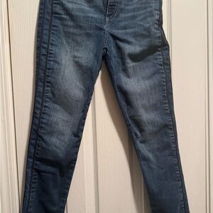 EUC Women’s Banana Republic Tuxedo Stripe High Rise Skinny Jeans 26/2